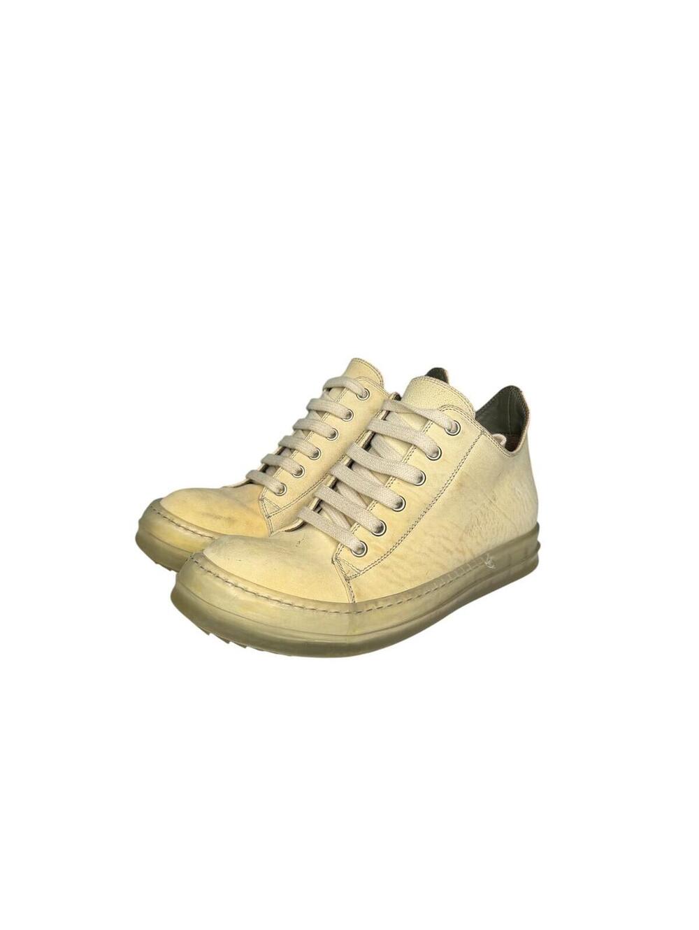 Rick Owens Ramones Low SS19 Babel Translucent Sole EU36